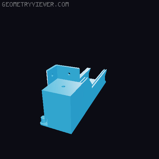 Pocket Doors for Lack Enclosure v2 3D model thumbnail
