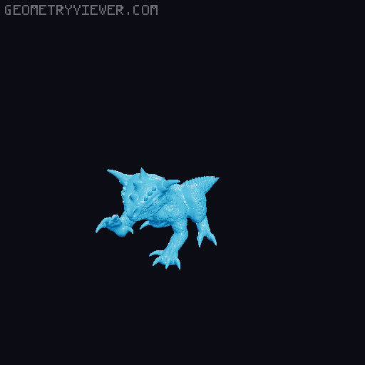 Hodag WIP 3D model thumbnail