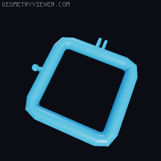 Floating Chess Board - Atlantis Styled 3D model thumbnail