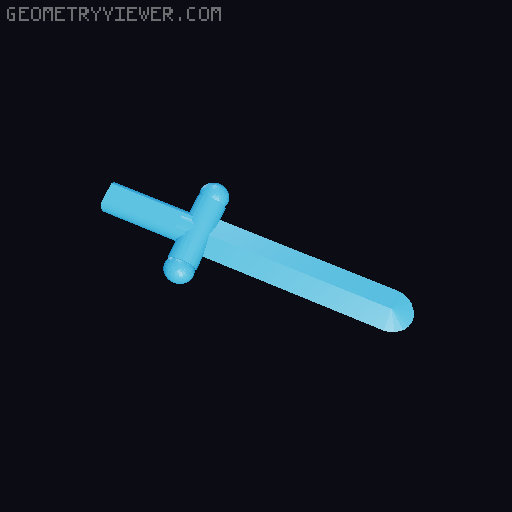 Dummy 13 Lego Knight Armor/Weapons (MOD) 3D model thumbnail