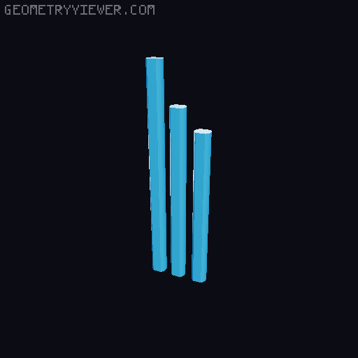 Guitar set for dummy 13 3D model thumbnail