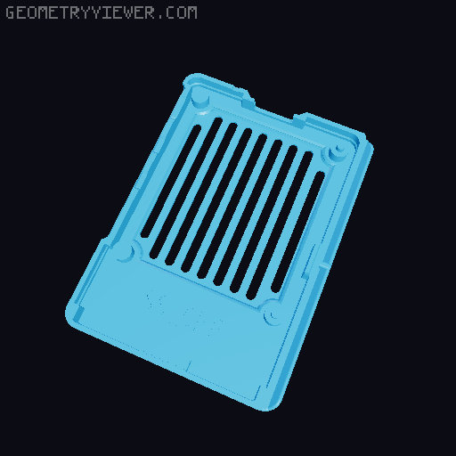 RPi5 Case 3D model thumbnail