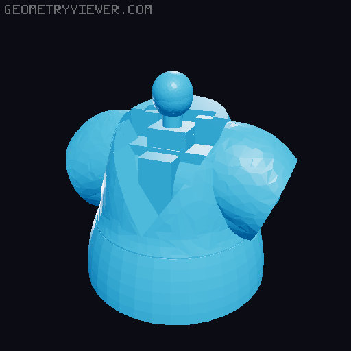 Muppet Show Stätler Skin für MINI 13 3D model thumbnail