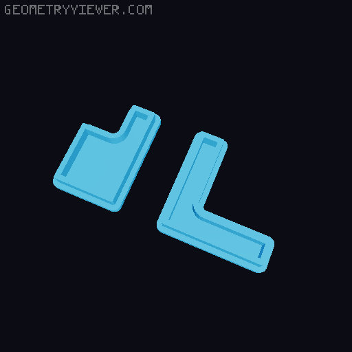 Kalender puzzle 3D model thumbnail