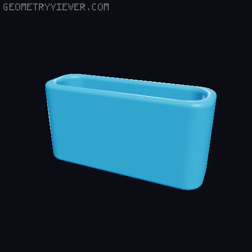 Watchband Designed for Casio F-105W 3D model thumbnail