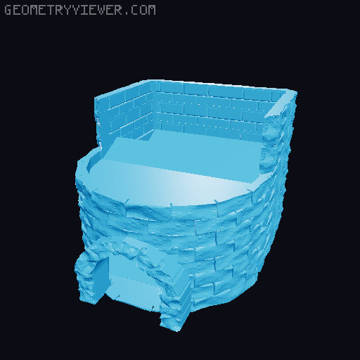 Forge Dice Tower 3D model thumbnail