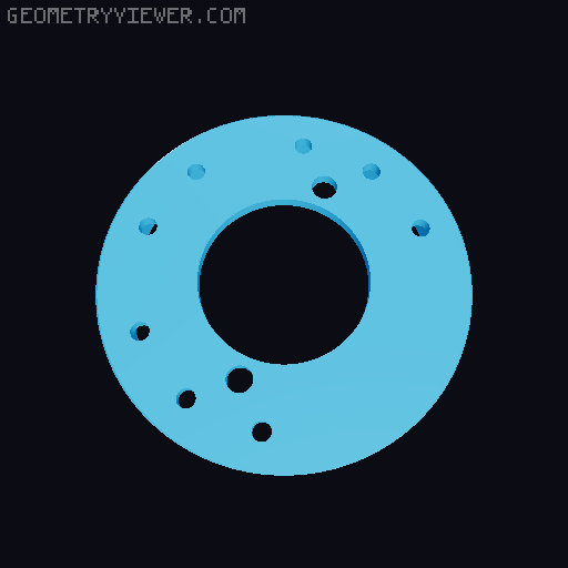 Tiger Tank Idler Wheel Parts.(STL-1) 3D model thumbnail