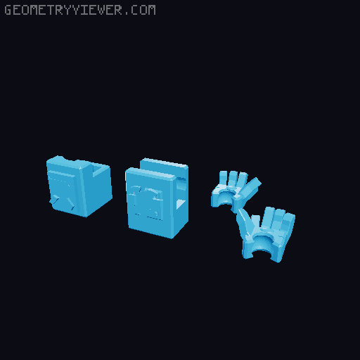 mark 50 iron man armor [a mini 13 remix] 3D model thumbnail
