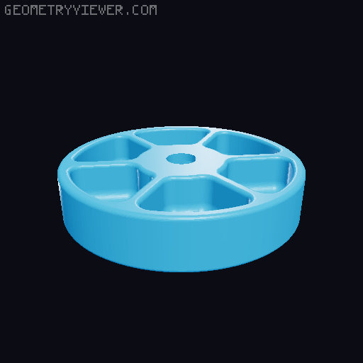 Vacuum relief valve for the Cyclone system 3D model thumbnail