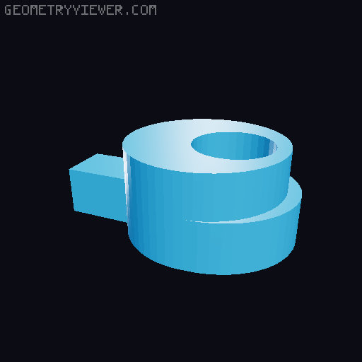 Manual 2 speed gearbox experiment 3D model thumbnail