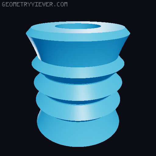 Lanyard Beads (25 types) 3D model thumbnail