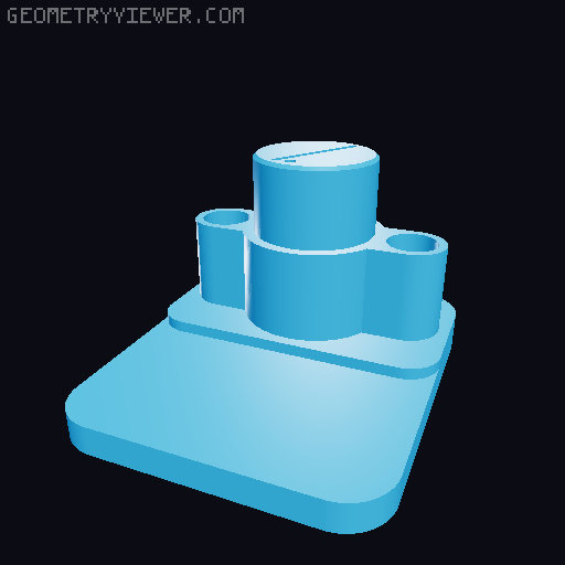 Filament Cutter Spring Latch 3D model thumbnail
