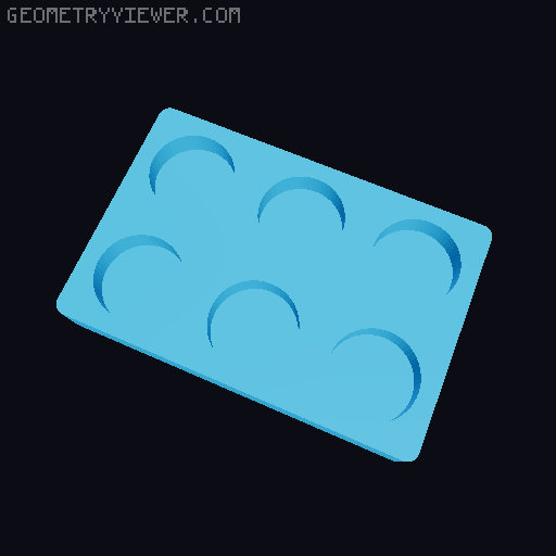 Gridfinity NUUN Tube Storage 3D model thumbnail