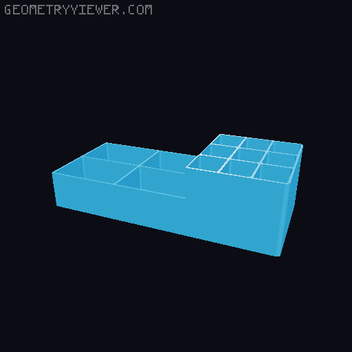 Büro Organizer 3D model thumbnail