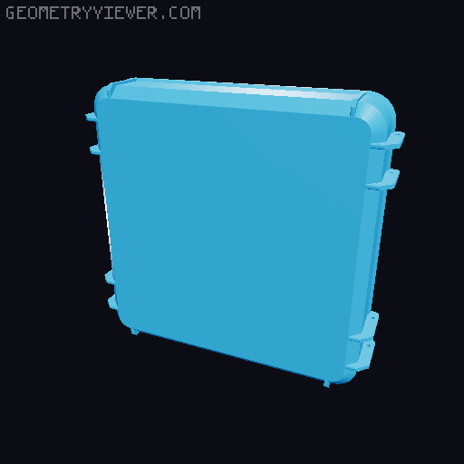 3D Druckerplausch Filament Box based on Tool Box 3D model thumbnail