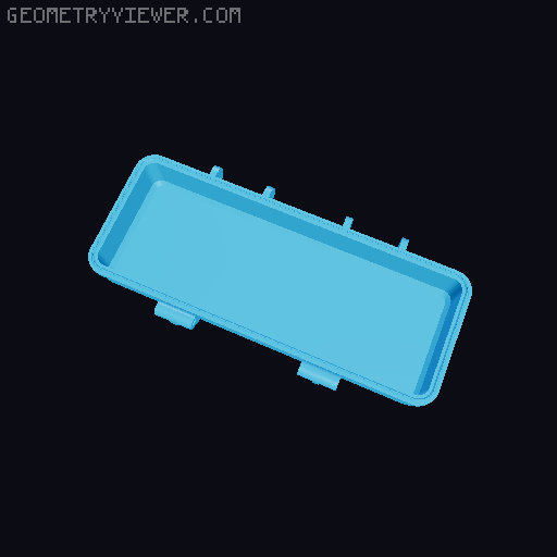 Rugged Box pro ochranné pracovní brýle 3D model thumbnail