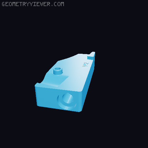 Hadley Hill and "Strurdy" Mount Worm Gear Altitude adjustor 3D model thumbnail
