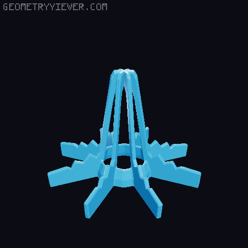 Flaschentrockner 3D model thumbnail