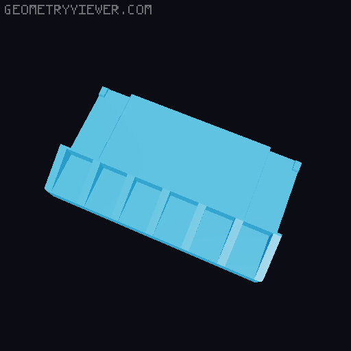 Absolutely flat 40x70 cm plates for "Fast Operation Vise" 3D model thumbnail