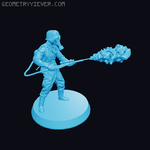41 Flammenwerfer 3D model thumbnail