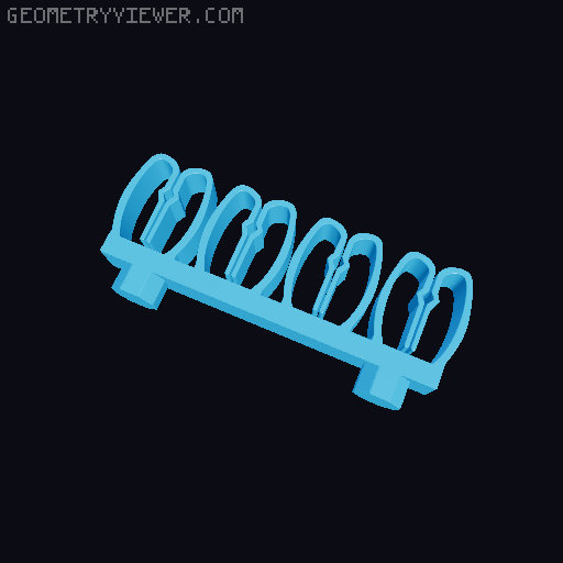 Screwdriver Holder Multiboard 3D model thumbnail