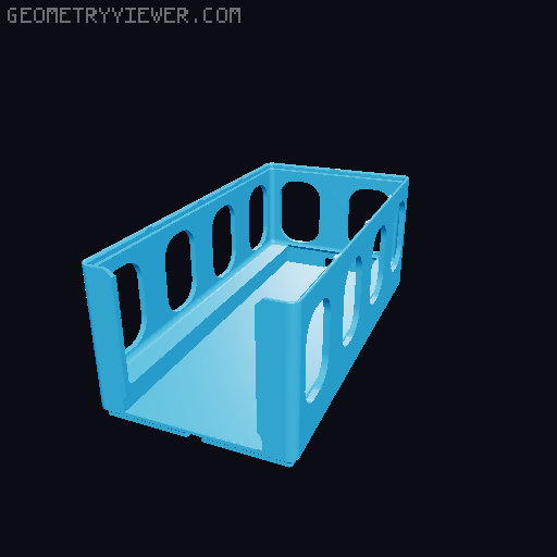 Gridfinity Breadboard Bins 3D model thumbnail