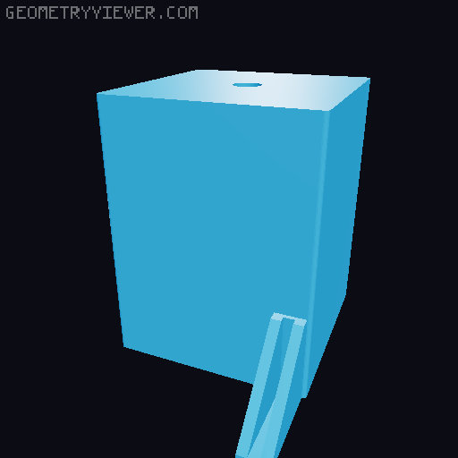 Lack Enclosure Parts for 2.5mm Plexiglass 3D model thumbnail