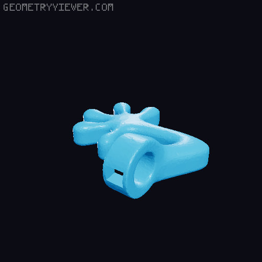 Articulated Lizard V2 leg replacements / spare 3D model thumbnail