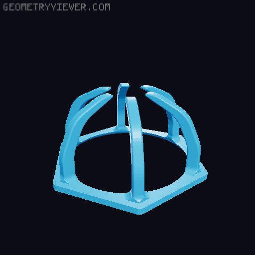 Avocado seedling 3D model thumbnail
