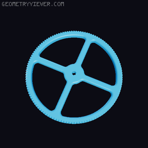 Motor drive modification 3D model thumbnail