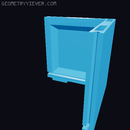 Modular Filament Rack 3D model thumbnail
