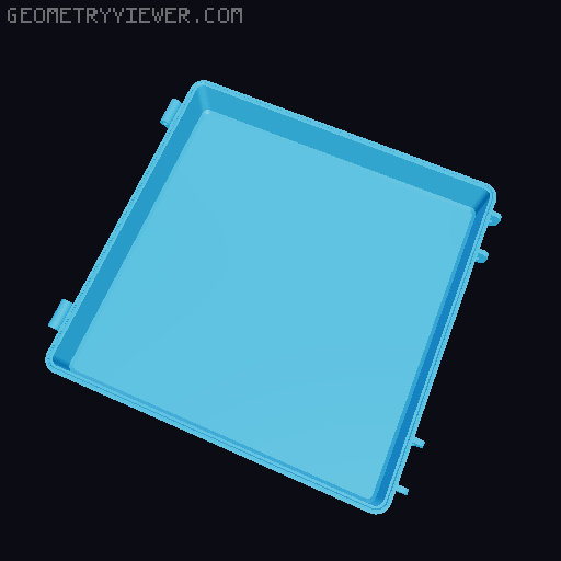 Flysky FS-i6 FS-i6x Case 3D model thumbnail