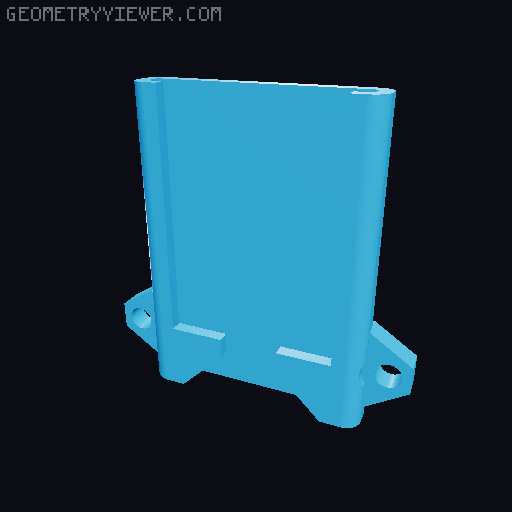 Filament Spool Holder Roller Feet 3D model thumbnail