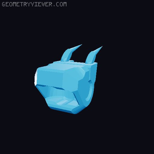Dummy 13 oni haed 3d 3D model thumbnail