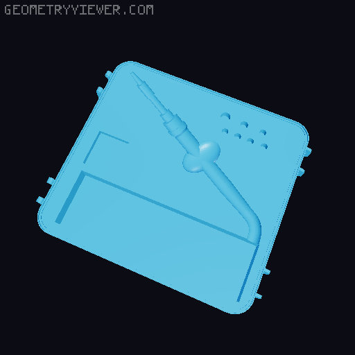 Soldering Iron Case 3D model thumbnail