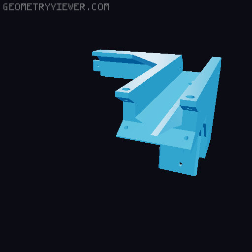 Ikea Lack V2 - +10mm-100mm Height Variants 3D model thumbnail
