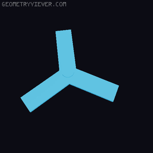 spacer to facilitate alignment of hexagons 3D model thumbnail