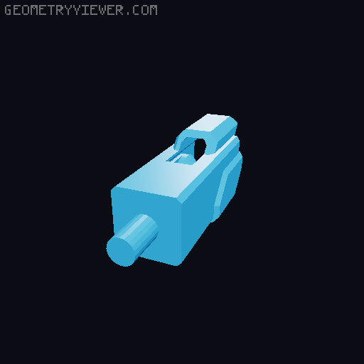 Dummy 13 forearm weapon connecter. 3D model thumbnail