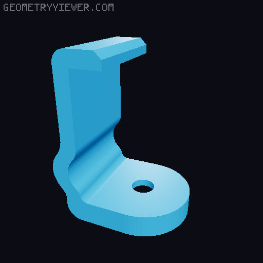Pistol air mouse 3D model thumbnail