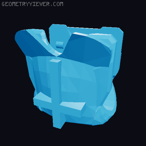 Dummy 13 Lego Knight Armor/Weapons (MOD) 3D model thumbnail