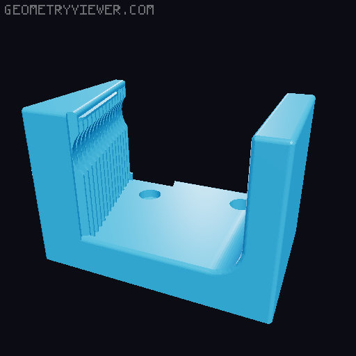 Larger gravity broom holder 3D model thumbnail
