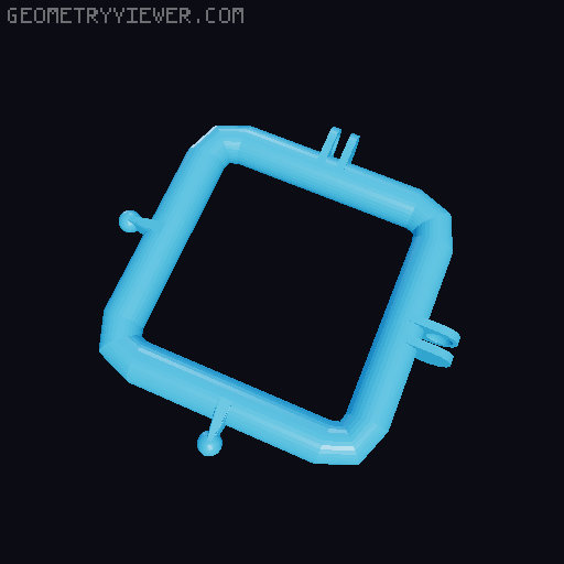 Floating Chess Board - Atlantis Styled 3D model thumbnail