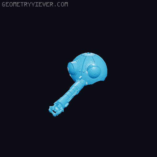 Spider Droid Kataphron 3D model thumbnail