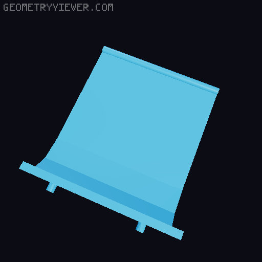 Tape Gun Wipe Panel Remix 3D model thumbnail