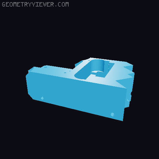 Split core for Modulcaster 3D model thumbnail