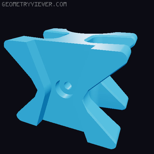 Push2Pull Syringe holder 3D model thumbnail