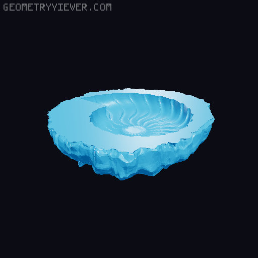 Magnetic Ammonite Fossil Box 3D model thumbnail