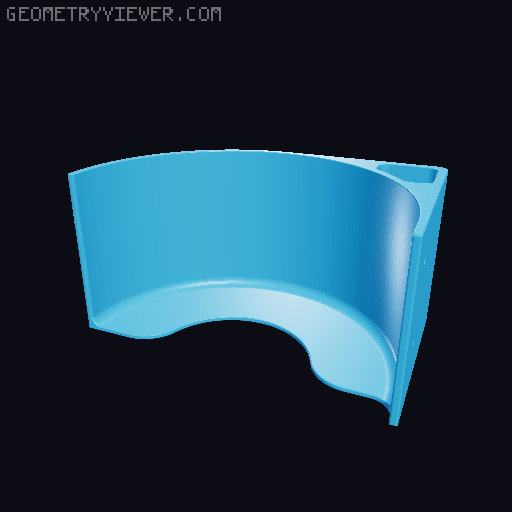 Super Sized Trash Bag Dispenser 3D model thumbnail