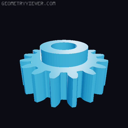 Model Railroad Signal Servo Rack/Pinion Drive 3D model thumbnail