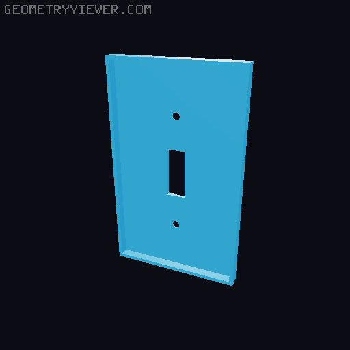Switch Face Plates 3D model thumbnail